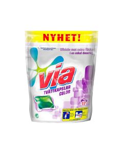 Tvättkapslar VIA Color 17/FP