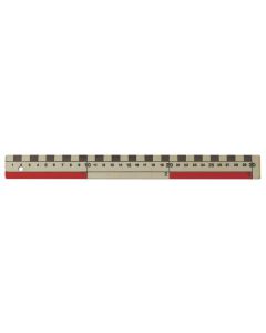 Linjal 30cm dm/cm-gradering plast 10/FP