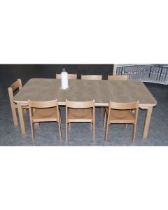 Akustikbord 80x120cm beige  r.hörn H72cm