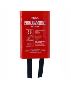 Brandfilt NEXA 120x120 cm i box röd