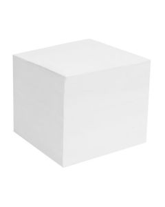 Blockkub 90x90mm 800ark vit