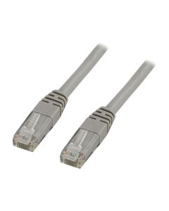 Kabel DELTACO Nätverk UTP Cat6 1m grå