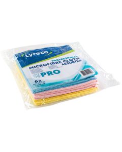 Microfiberduk LYRECO P 40x40cm sort. färger 6/FP