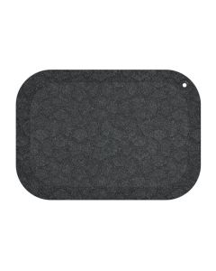 Arbetsplatsmatta StandUp 53x77cm svart