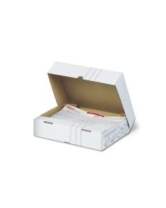 Arkivbox A4 öpp. långsida100mm vit 20/FP