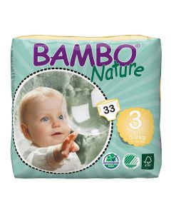 Blöja Bambo Nature Midi 5-9 kg 33/FP