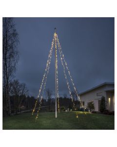 Ljusslinga flaggstång 5x100 LED