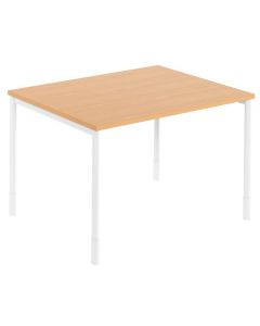 Skrivbord rakt 1200x800x740 bok/vit