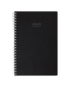 Veckojournal miljökartong Svart - 5100
