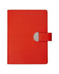 Veckojournal konstläder Röd - 5700