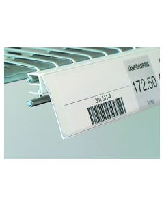 List vinklad 2-trå 26x885mm vit 25/FP