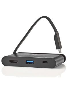 Hub NEDIS USB typ C - USB-C/USB 3.0/HDM