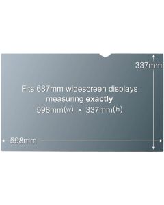Sekretessfilter 3M PF 27&quot; Wide 16:9