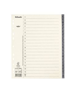 Pappregister Servo System A4+ A-Ö grå