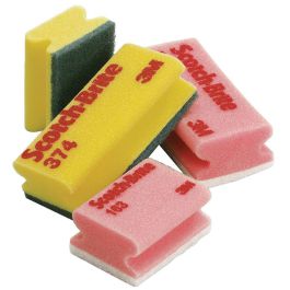 Rengöringssvamp SCOTCHBRITE 7x9,5cm grön