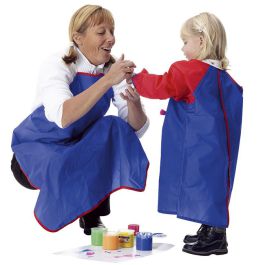 Förkläde med ärmar 3-5år längd 57cm